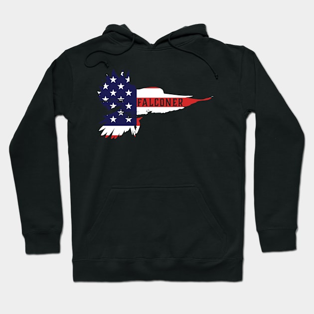 American Falconer Hoodie by maxcode